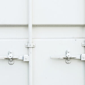 locked and secured container